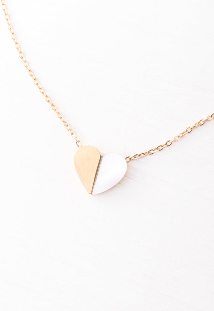 Strict Plain V Necklace Silver