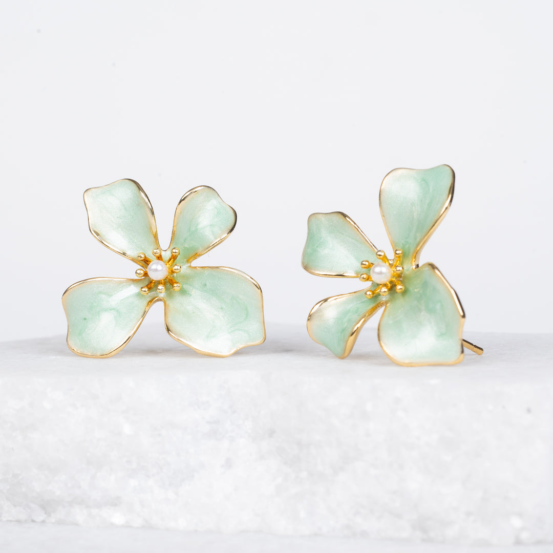 Hope in Bloom Flower Earrings