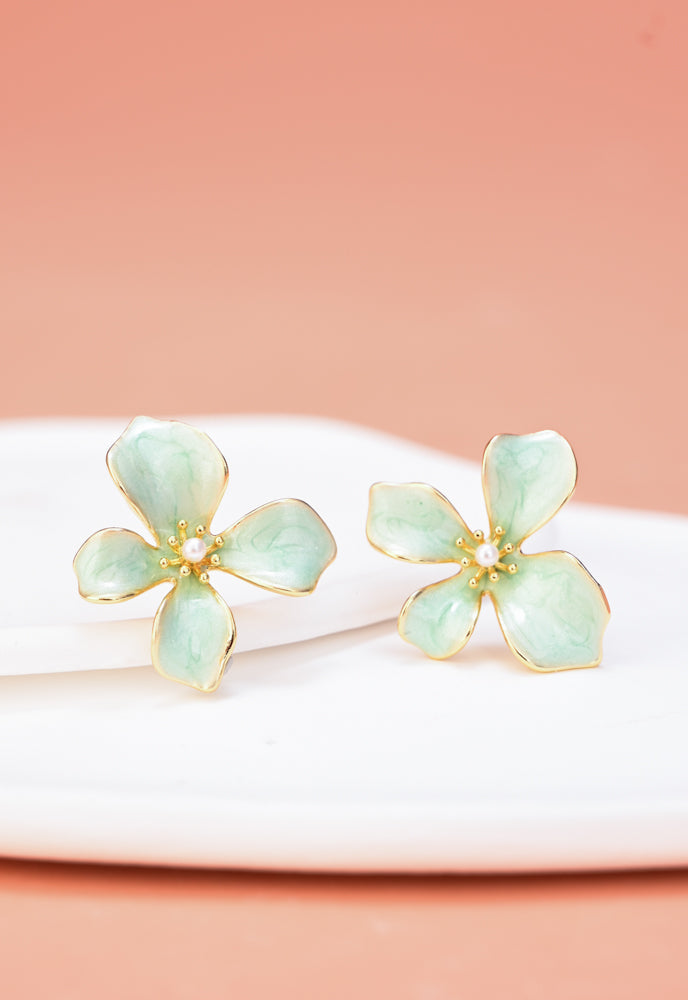 Hope in Bloom Flower Earrings