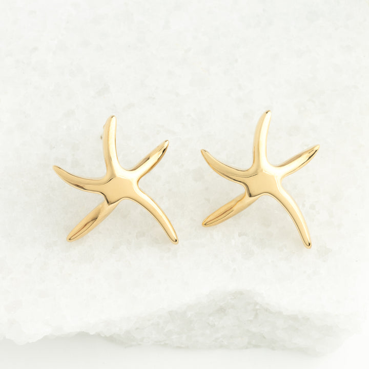 Starfish Hope Studs in Gold