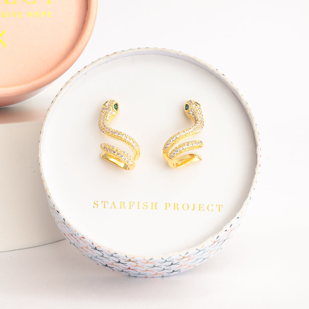 Snake 'Little Dragon' Earrings