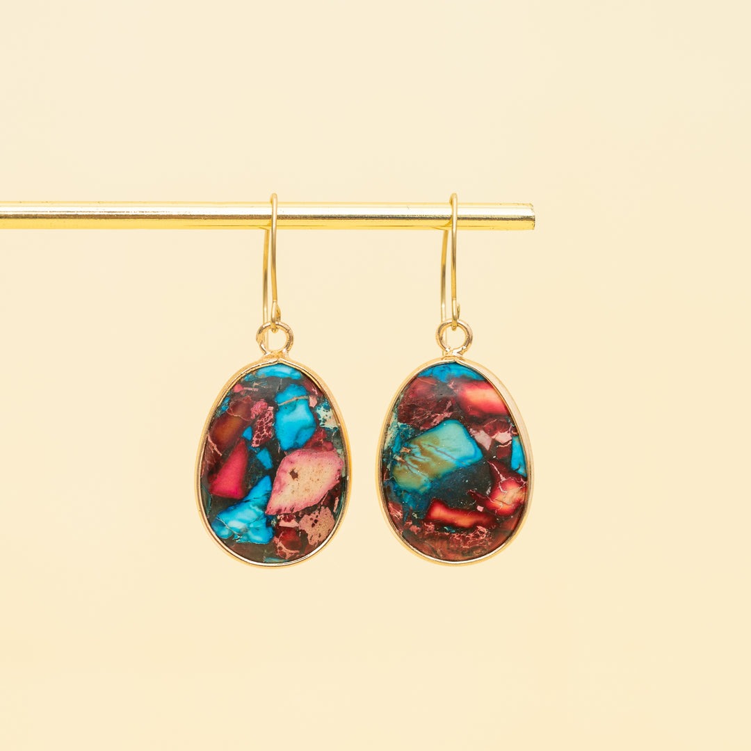 Mosaic Jasper Earrings