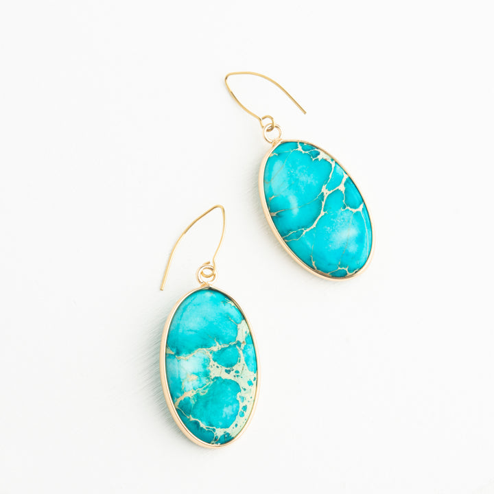 Tranquil Emperor Stone Earrings