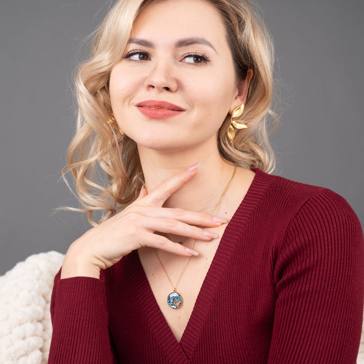 Golden Canopy Earrings