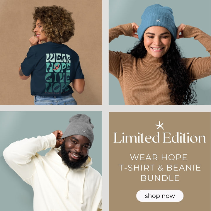 Wear Hope T-Shirt & Beanie Bundle