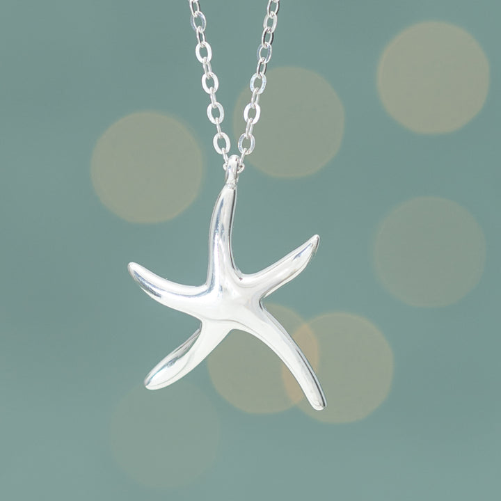 Starfish Hope Necklace in Sterling Silver