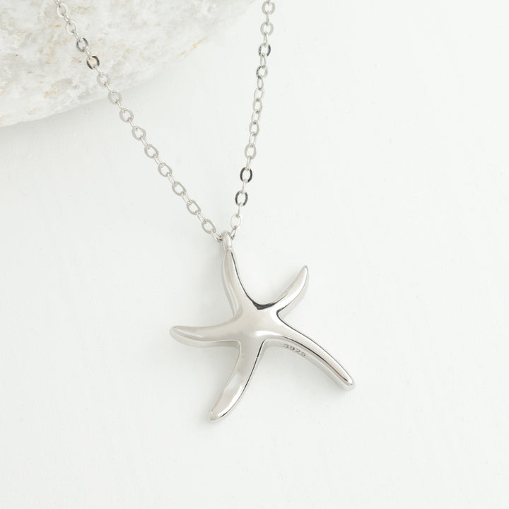 Starfish Hope Necklace in Sterling Silver