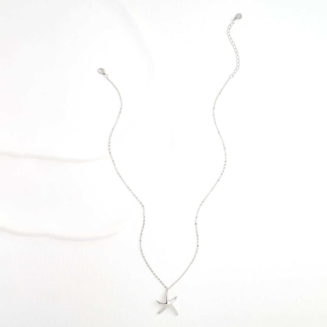 Starfish Hope Necklace in Sterling Silver