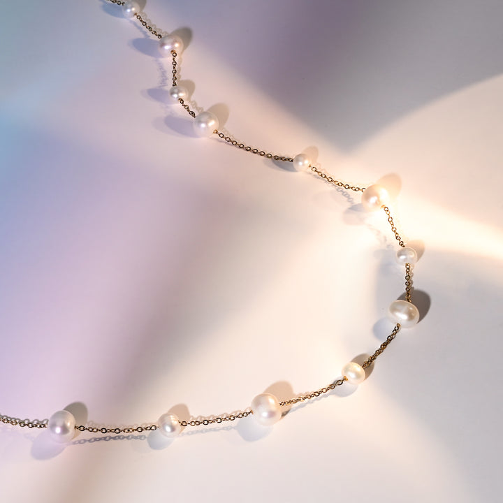 Celeste Convertible Pearl Necklace