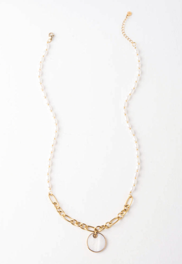 Ivory Glow Pearl Necklace