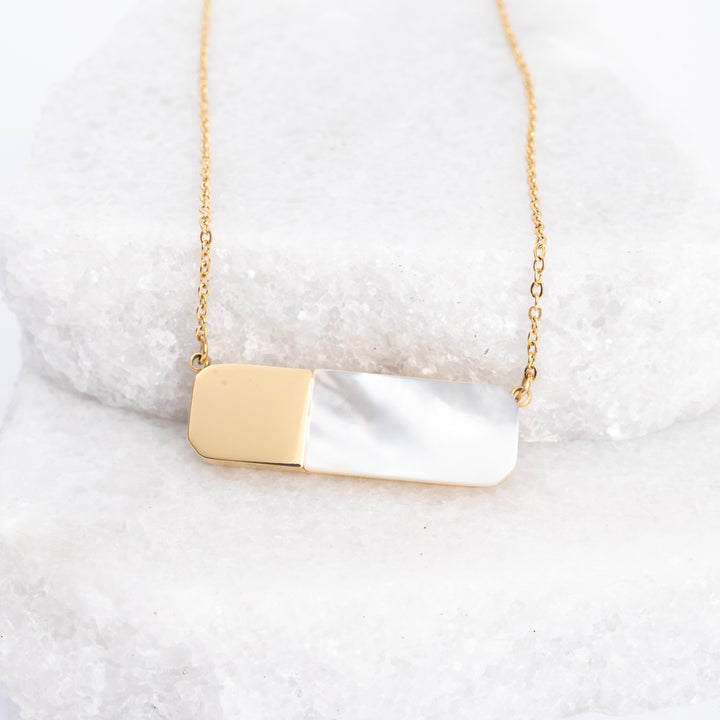 Courage Light and Gold Necklace