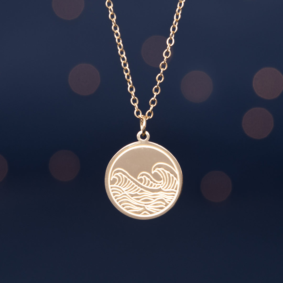 Ocean Adventure Necklace in Gold