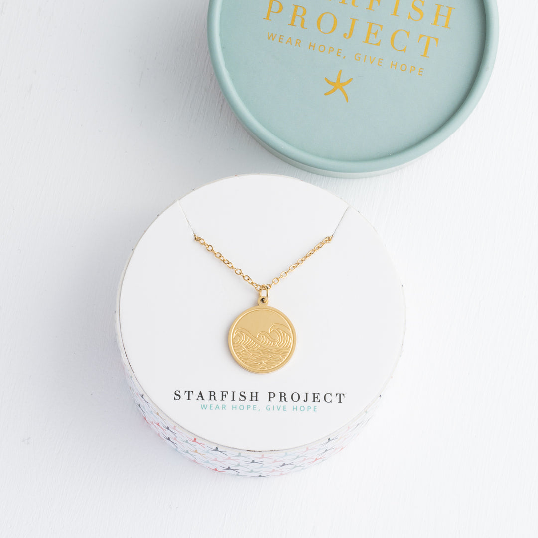 Ocean Adventure Necklace in Gold