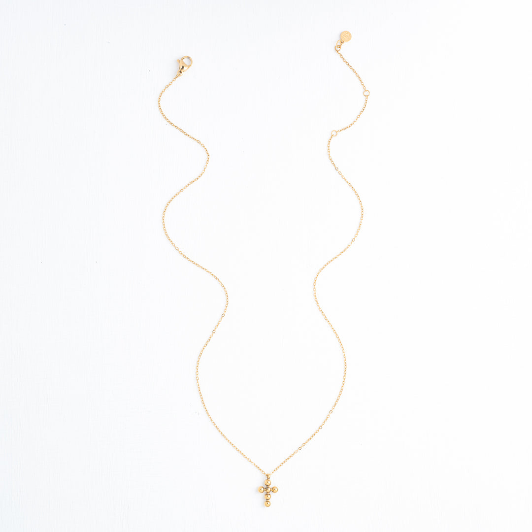 Perfect Harmony Gold Cross Necklace