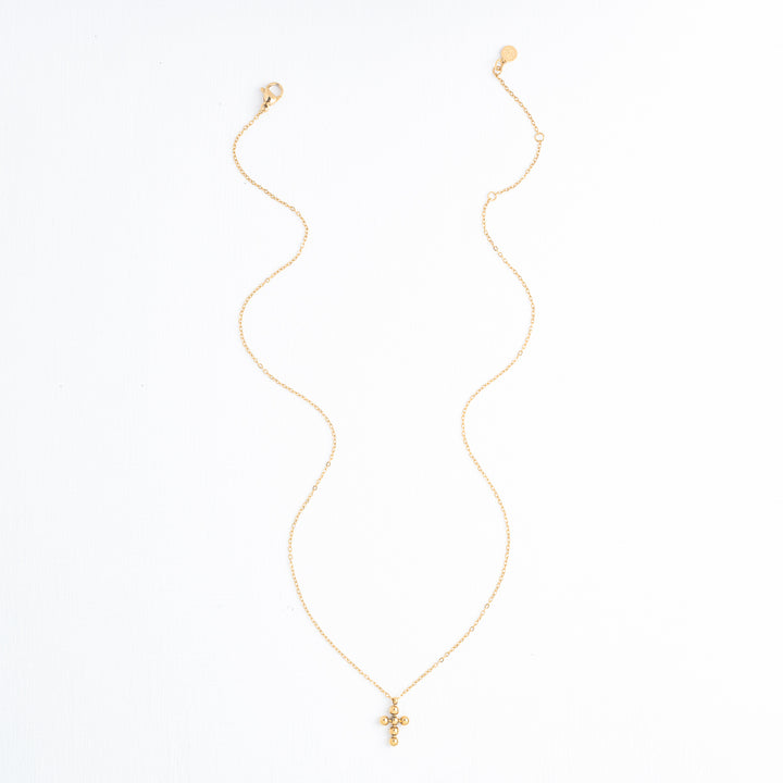 Perfect Harmony Gold Cross Necklace