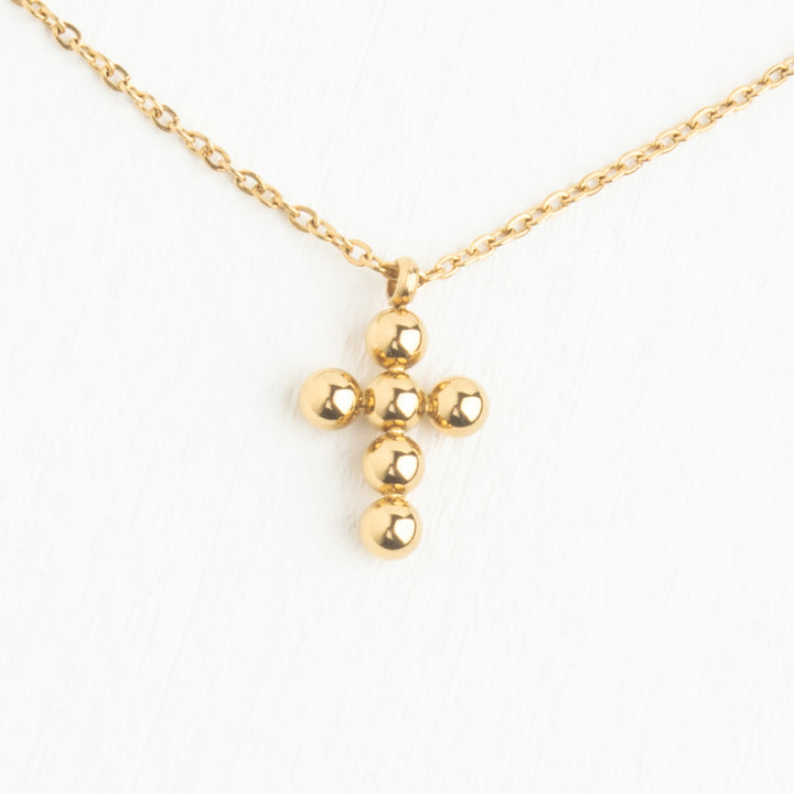 Perfect Harmony Gold Cross Necklace