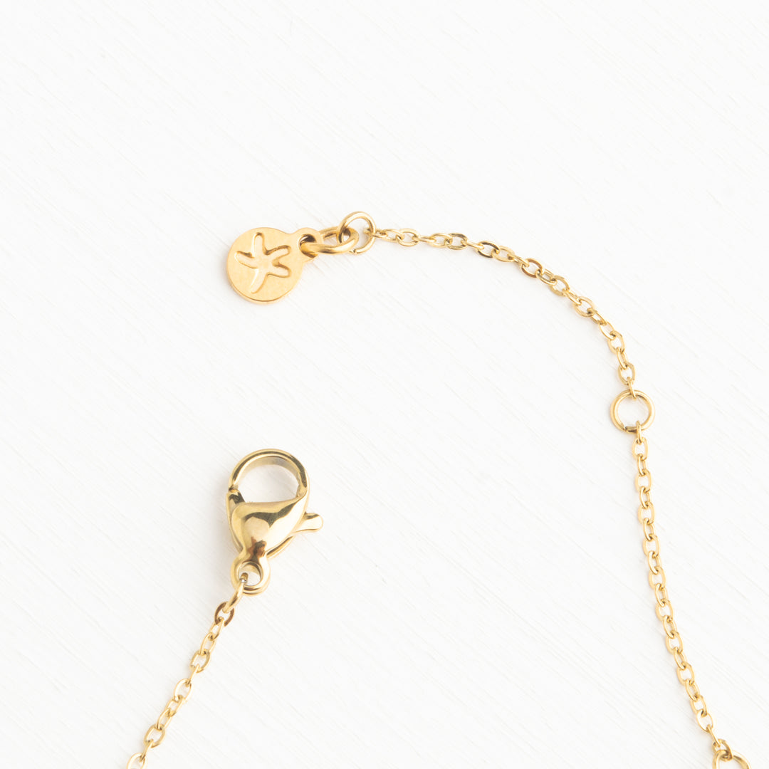 Walk Humbly Bar Necklace