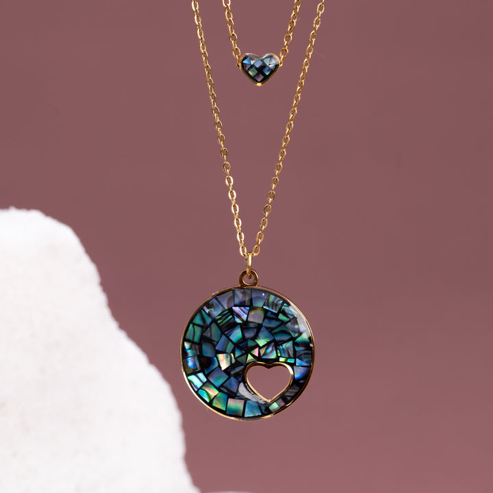 Journey Together Necklace Set in Captivating Abalone