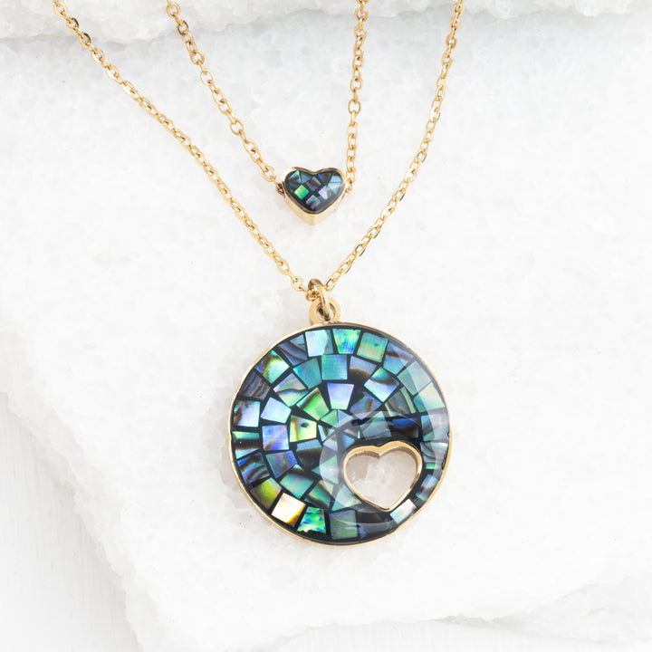 Journey Together Necklace Set in Captivating Abalone