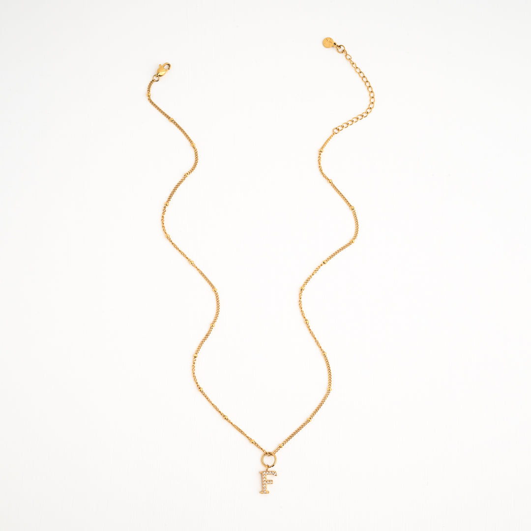 F Initial Kids Necklace