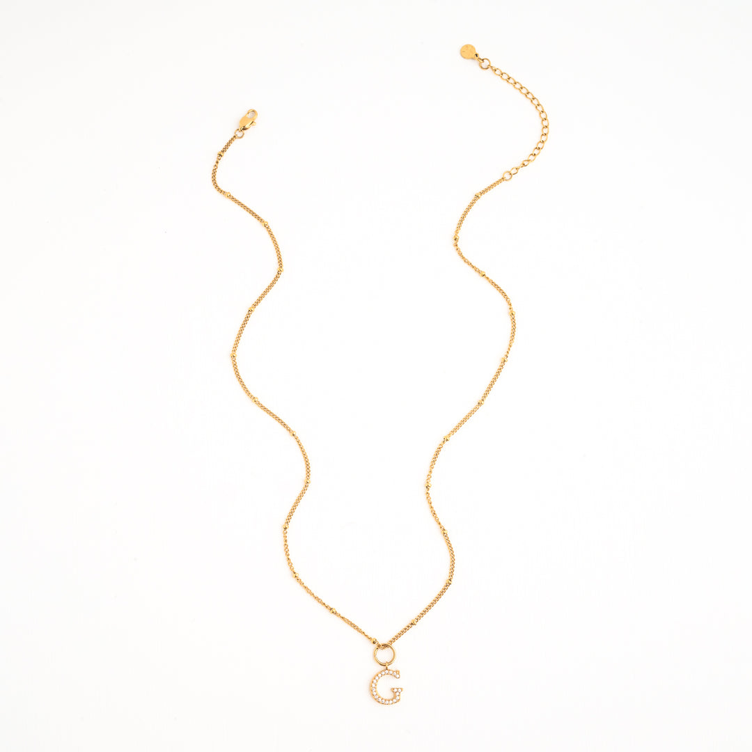 G Initial Kids Necklace