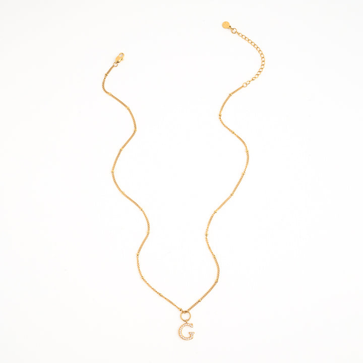 G Initial Kids Necklace