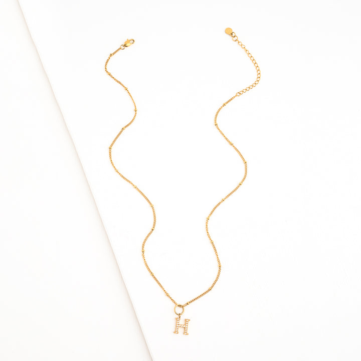 H Initial Kids Necklace