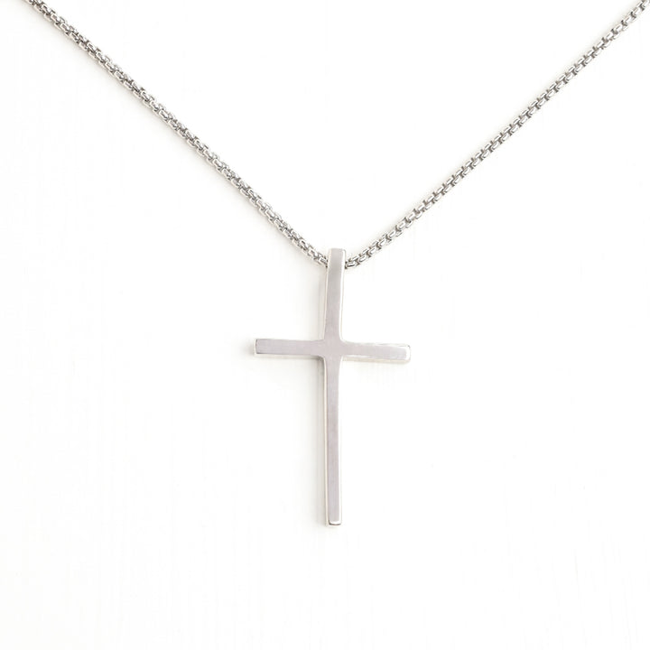 The Classic Cross Necklace in Sterling Silver