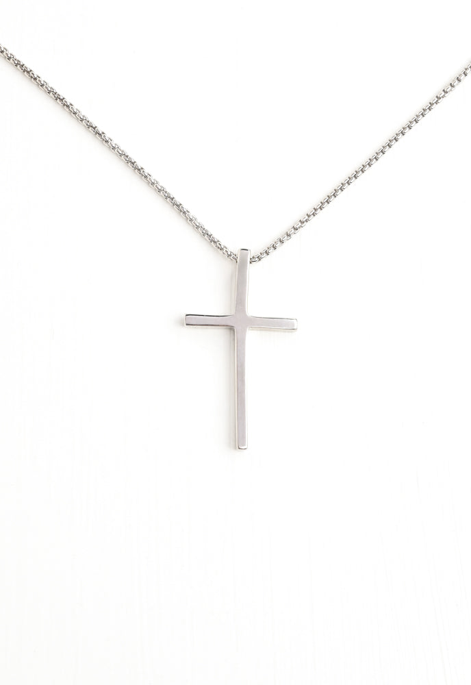 The Classic Cross Necklace in Sterling Silver