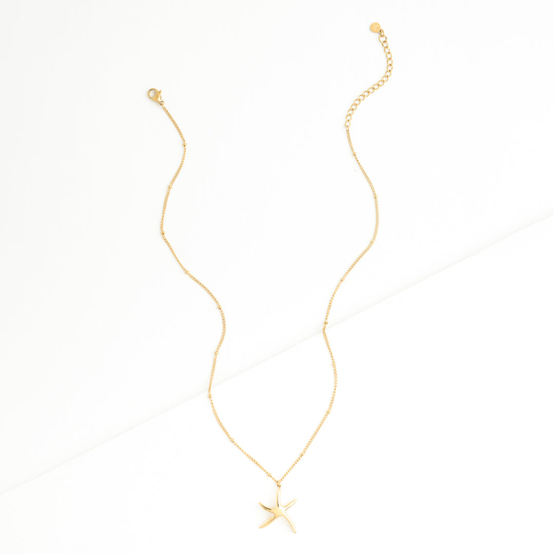 Starfish Hope Necklace in Gold