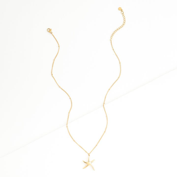 Starfish Hope Necklace in Gold