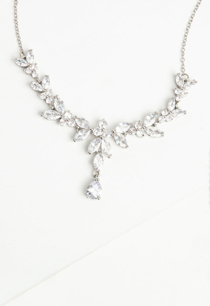 Platinum Chandelier Jewelry Set