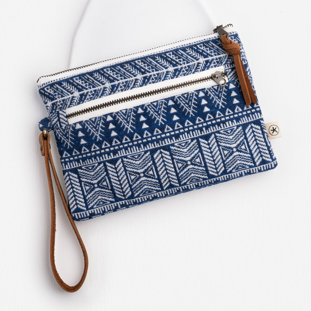 Amara Wristlet in Indigo