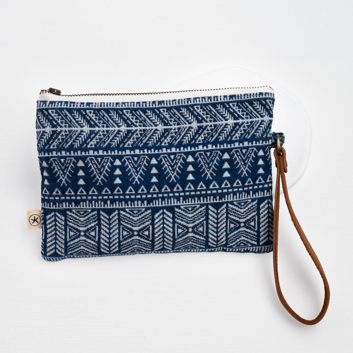 Amara Wristlet in Indigo