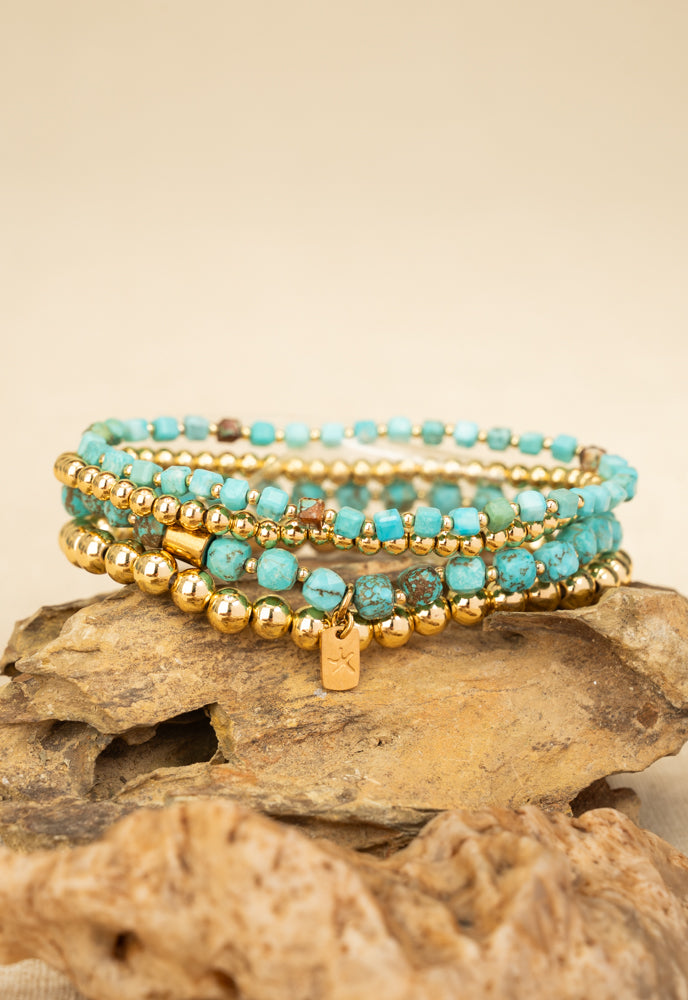 Hope & Harmony Beaded Bracelet Stack