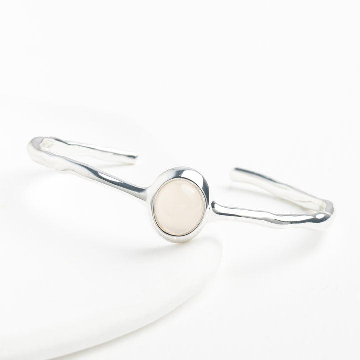 Serene Agate Cuff Bracelet