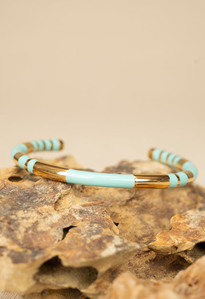 Radiate Hope Cuff in Mint