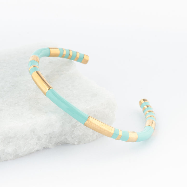 Radiate Hope Cuff in Mint