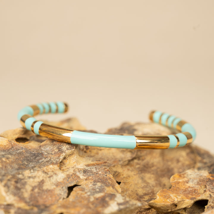 Radiate Hope Cuff in Mint