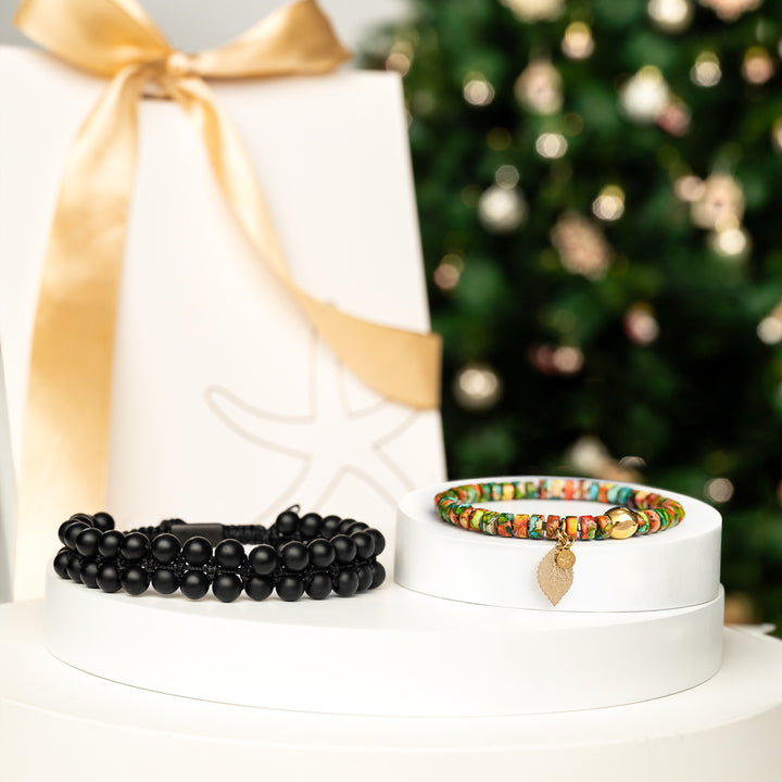 His & Her Life-Transforming Beaded Bracelet Set