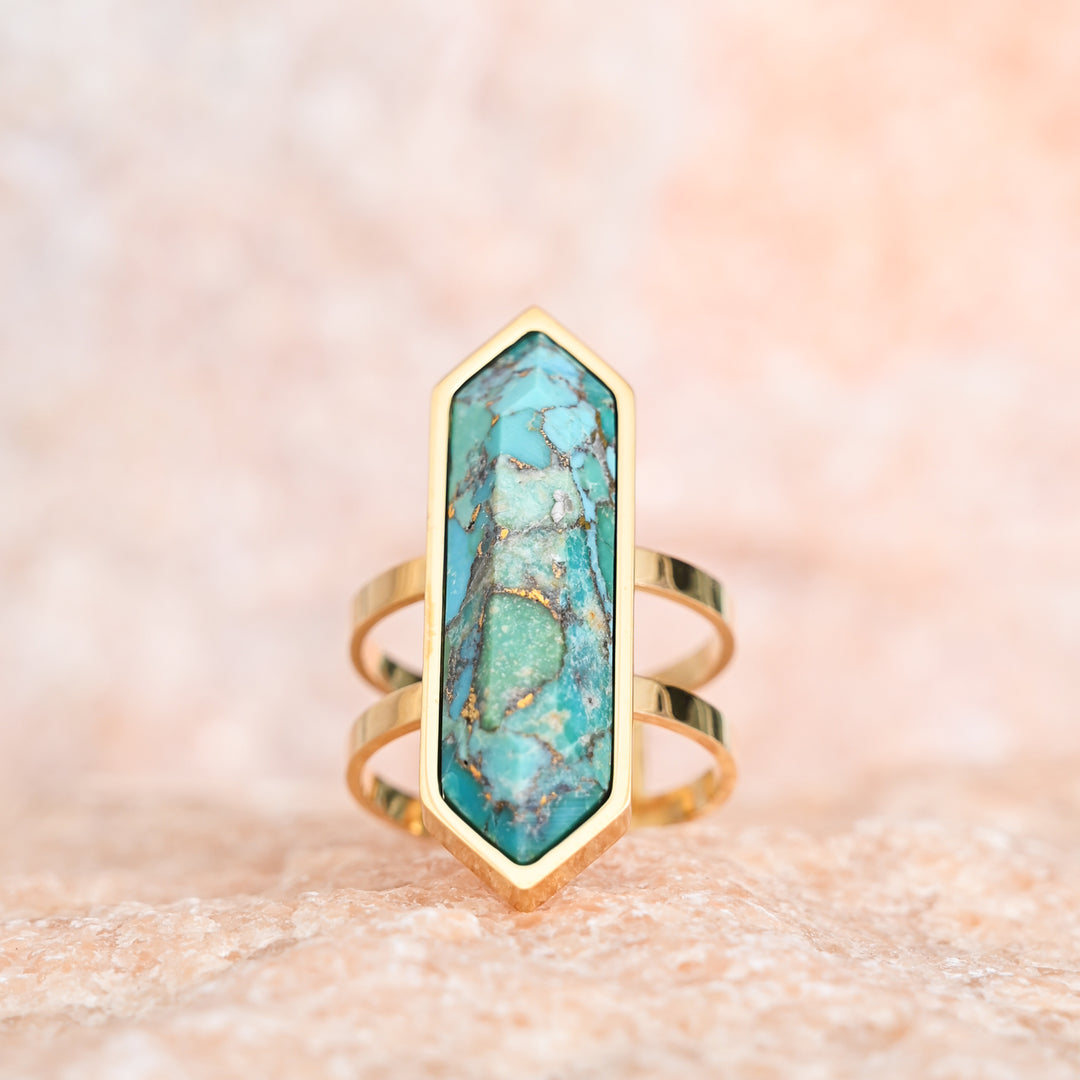 Wild and Free Turquoise Ring