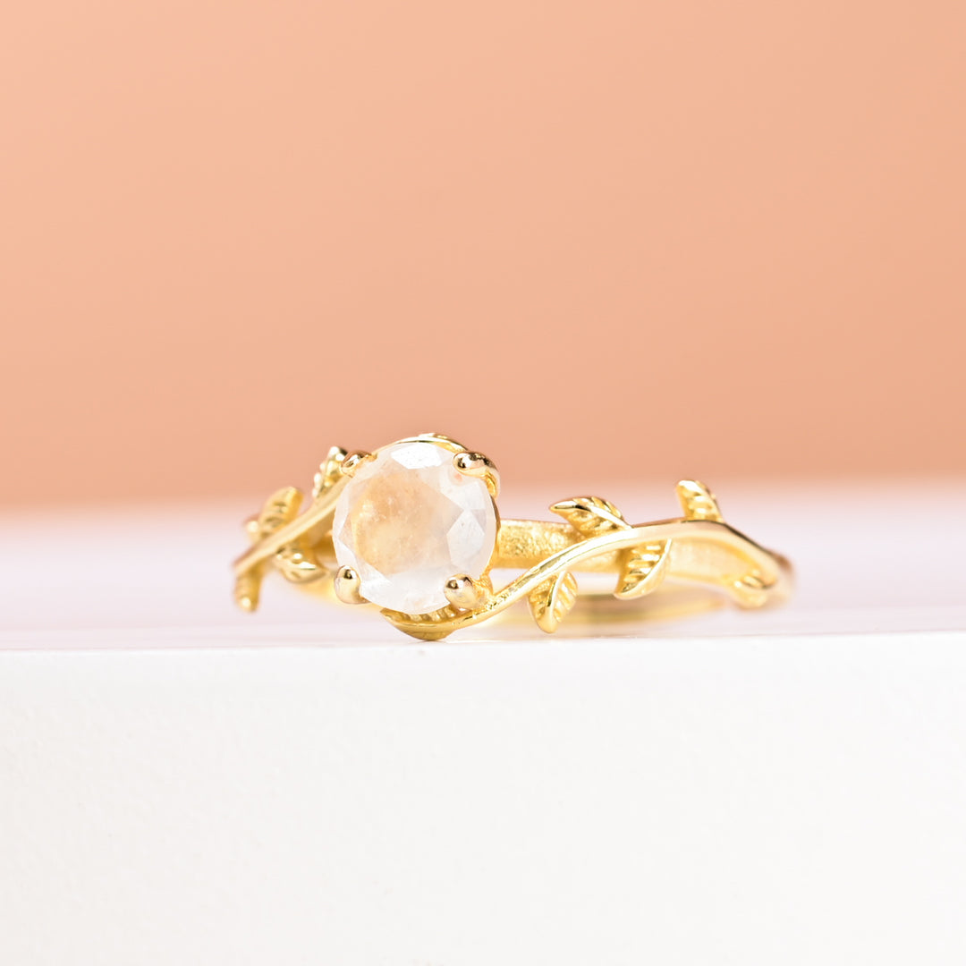 Enchanted Vine Moonstone Ring