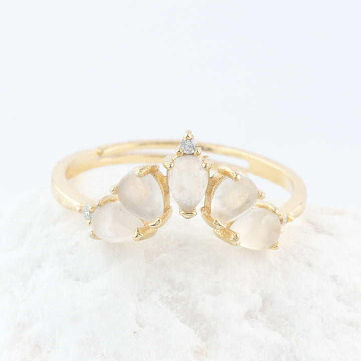 Celestial Moonstone Ring