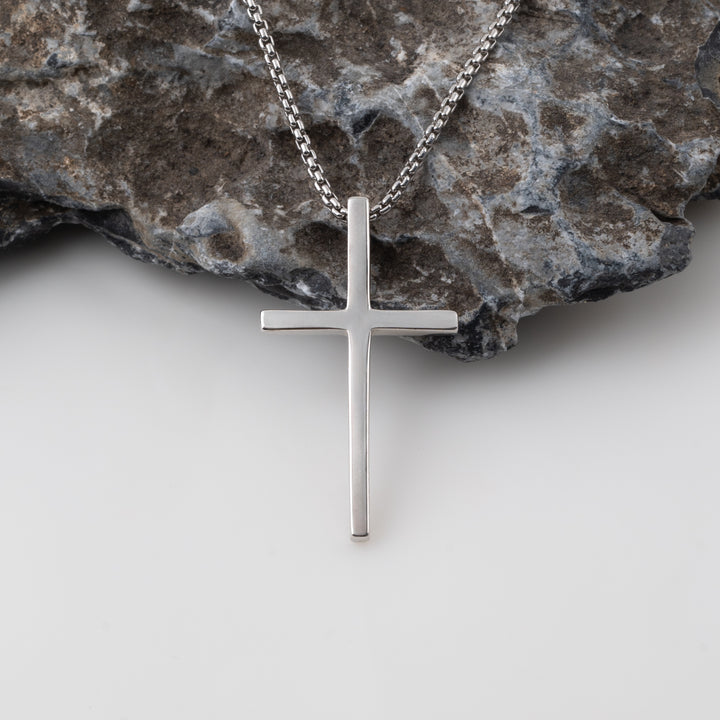 The Classic Cross Necklace in Sterling Silver