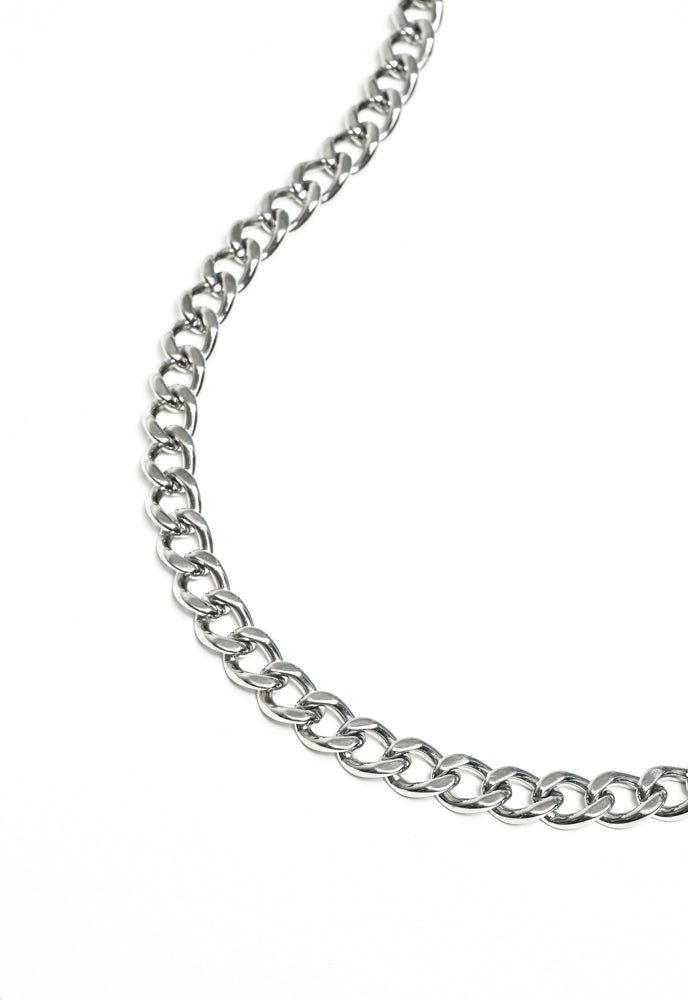 Linked Curb Chain in Stainless Steel