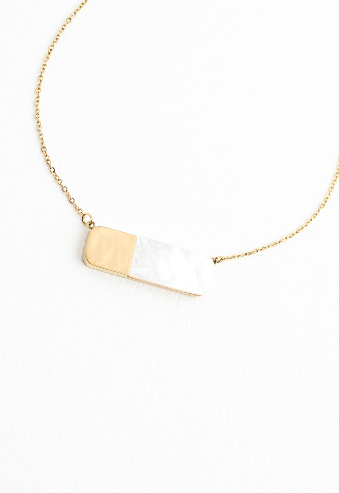 Courage Light and Gold Necklace