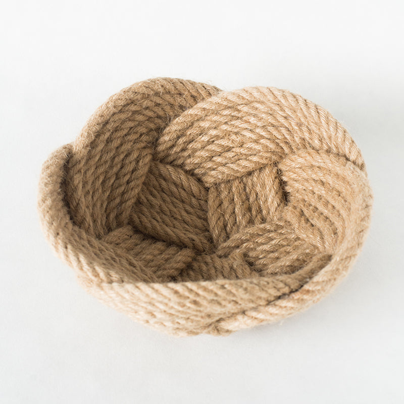 handmade fair trade woven bowl