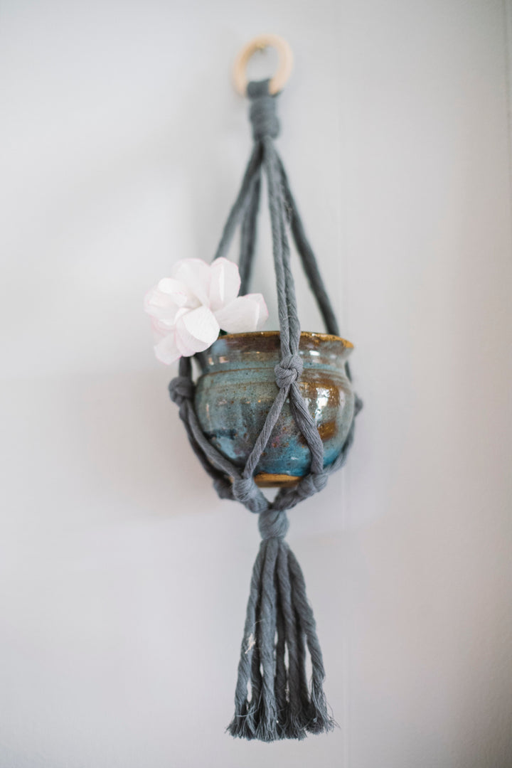 knotted plant hanger fair trade inexpensive gift