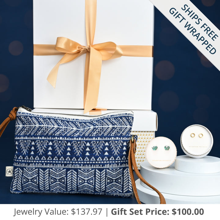 Amara Gift Set in Indigo