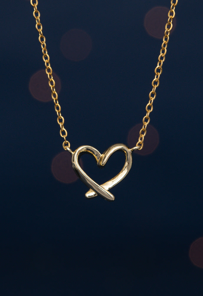 With Love Gold Necklace